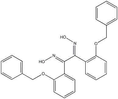 1,2-bis[2-(benzyloxy)phenyl]-1,2-ethanedione dioxime Struktur