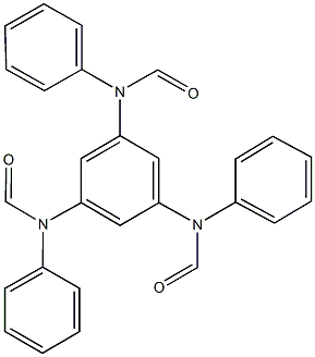 1,3,5-triformylanilinobenzene Struktur