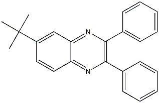 6-tert-butyl-2,3-diphenylquinoxaline Struktur