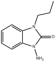 1-amino-3-propyl-1,3-dihydro-2H-benzimidazol-2-one Struktur