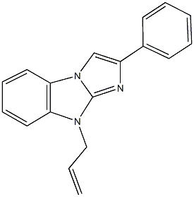 9-allyl-2-phenyl-9H-imidazo[1,2-a]benzimidazole Struktur