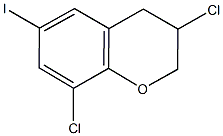 3,8-dichloro-6-iodochromane Struktur