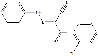 3-(2-chlorophenyl)-3-oxo-2-(phenylhydrazono)propanenitrile Struktur