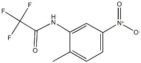 2,2,2-trifluoro-N-{5-nitro-2-methylphenyl}acetamide Struktur