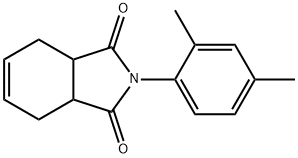 2-(2,4-dimethylphenyl)-3a,4,7,7a-tetrahydro-1H-isoindole-1,3(2H)-dione Struktur