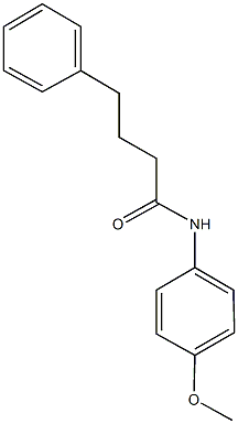 N-(4-methoxyphenyl)-4-phenylbutanamide Struktur