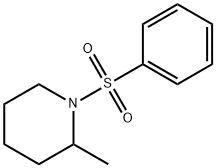 2-methyl-1-(phenylsulfonyl)piperidine Struktur