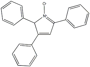 2,3,5-triphenyl-2H-pyrrole 1-oxide Struktur