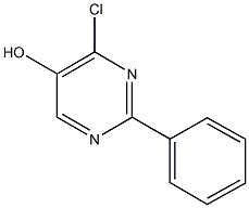 4-chloro-2-phenyl-5-pyrimidinol Struktur