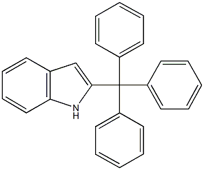 2-trityl-1H-indole Struktur