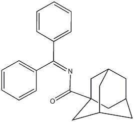 N-(diphenylmethylene)-1-adamantanecarboxamide Struktur