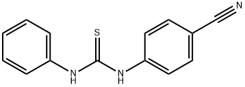 N-(4-cyanophenyl)-N'-phenylthiourea Struktur