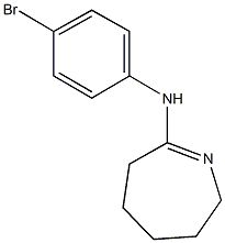 N-(4-bromophenyl)-N-(3,4,5,6-tetrahydro-2H-azepin-7-yl)amine Struktur