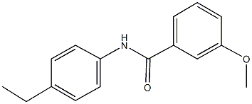 N-(4-ethylphenyl)-3-methoxybenzamide Struktur