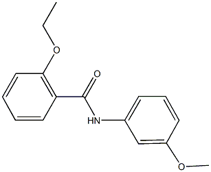 2-ethoxy-N-(3-methoxyphenyl)benzamide Struktur