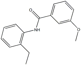 N-(2-ethylphenyl)-3-methoxybenzamide Struktur