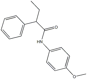 N-(4-methoxyphenyl)-2-phenylbutanamide Struktur