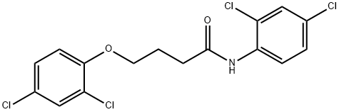 4-(2,4-dichlorophenoxy)-N-(2,4-dichlorophenyl)butanamide Struktur