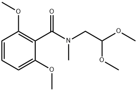 N-(2,2-dimethoxyethyl)-2,6-dimethoxy-N-methylbenzamide Struktur