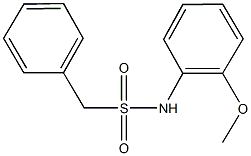 N-(2-methoxyphenyl)(phenyl)methanesulfonamide Struktur