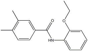 N-(2-ethoxyphenyl)-3,4-dimethylbenzamide Struktur