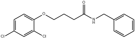 N-benzyl-4-(2,4-dichlorophenoxy)butanamide Struktur