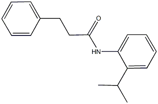 N-(2-isopropylphenyl)-3-phenylpropanamide Struktur