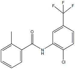 N-[2-chloro-5-(trifluoromethyl)phenyl]-2-methylbenzamide Struktur