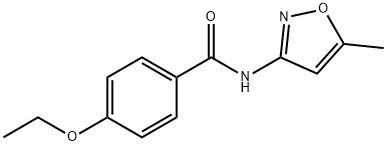 4-ethoxy-N-(5-methyl-3-isoxazolyl)benzamide Struktur