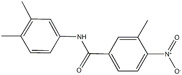 N-(3,4-dimethylphenyl)-4-nitro-3-methylbenzamide Struktur