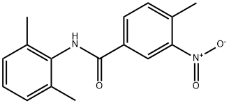 N-(2,6-dimethylphenyl)-3-nitro-4-methylbenzamide Struktur