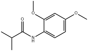 N-(2,4-dimethoxyphenyl)-2-methylpropanamide Struktur