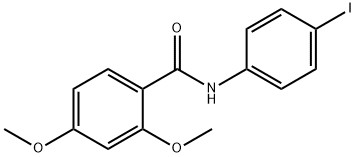 N-(4-iodophenyl)-2,4-dimethoxybenzamide Struktur