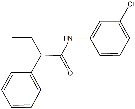 N-(3-chlorophenyl)-2-phenylbutanamide Struktur