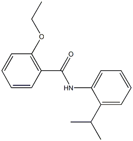 2-ethoxy-N-(2-isopropylphenyl)benzamide Struktur