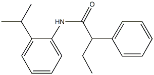 N-(2-isopropylphenyl)-2-phenylbutanamide Struktur