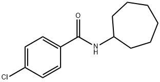 4-chloro-N-cycloheptylbenzamide Struktur