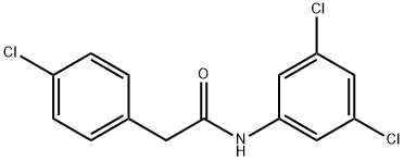 2-(4-chlorophenyl)-N-(3,5-dichlorophenyl)acetamide Struktur