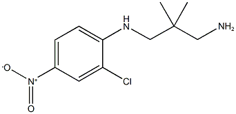 N~1~-(2-chloro-4-nitrophenyl)-2,2-dimethyl-1,3-propanediamine Struktur