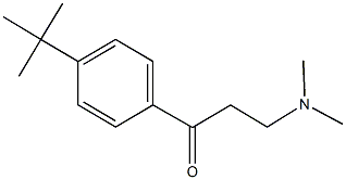 1-(4-tert-butylphenyl)-3-(dimethylamino)-1-propanone Struktur