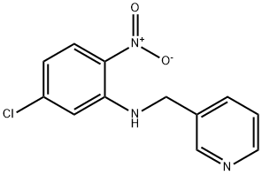 3-({5-chloro-2-nitroanilino}methyl)pyridine Struktur