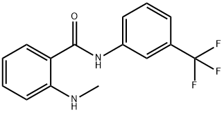 2-(methylamino)-N-[3-(trifluoromethyl)phenyl]benzamide Struktur