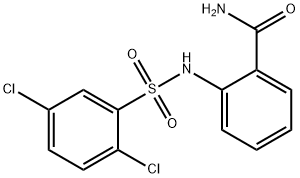 2-{[(2,5-dichlorophenyl)sulfonyl]amino}benzamide Struktur