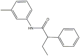 N-(3-methylphenyl)-2-phenylbutanamide Struktur