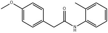 2-(4-methoxyphenyl)-N-(2-methylphenyl)acetamide Struktur