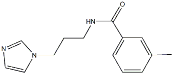 N-[3-(1H-imidazol-1-yl)propyl]-3-methylbenzamide Struktur