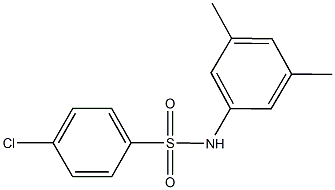 4-chloro-N-(3,5-dimethylphenyl)benzenesulfonamide Struktur