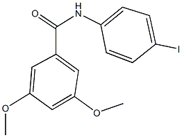 N-(4-iodophenyl)-3,5-dimethoxybenzamide Struktur