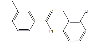 N-(3-chloro-2-methylphenyl)-3,4-dimethylbenzamide Struktur