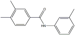 3,4-dimethyl-N-(3-methylphenyl)benzamide Struktur